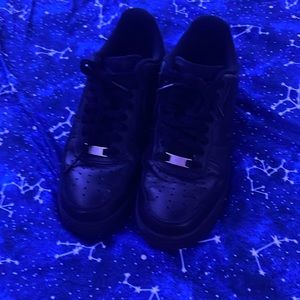 Black Air Force 1s